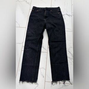 Topshop Black Moto Jeans